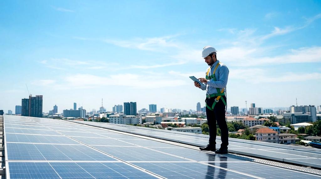 Commercial HVAC units on a rooftop